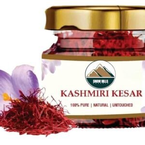 Snow Hills Saffron Original Kashmir Lacha/Kesar/Keshar (Grade A) (Pack of 1, 1 gram)