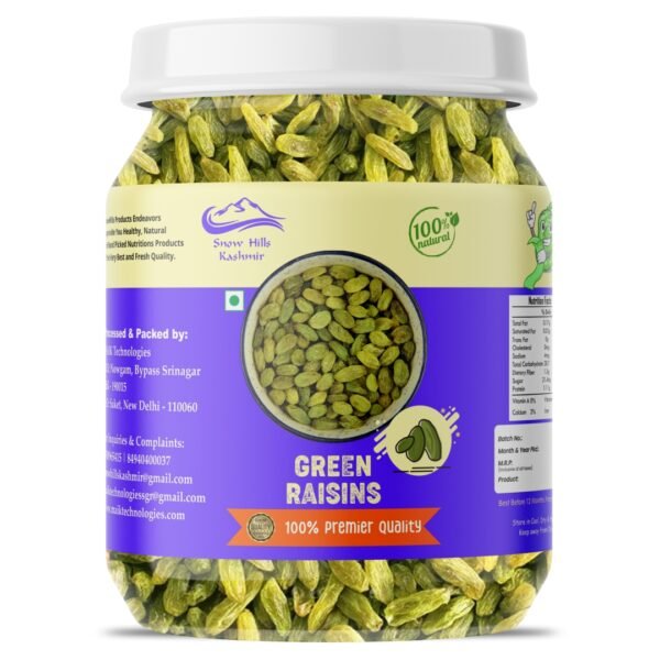 KHISHMISH/GREEN RAISINS 500GM